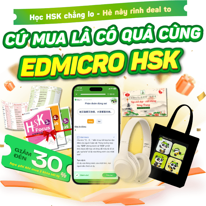 Ưu đãi Edmicro HSK