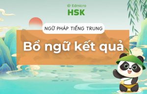 Bổ ngữ kết quả trong tiếng Trung