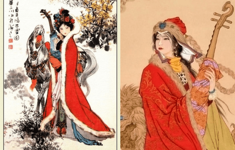 Tranh vẽ Vương Chiêu Quân - Một trong tứ đại mỹ nhân Trung Quốc
