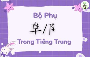 Bộ Phụ trong tiếng Trung là gì?