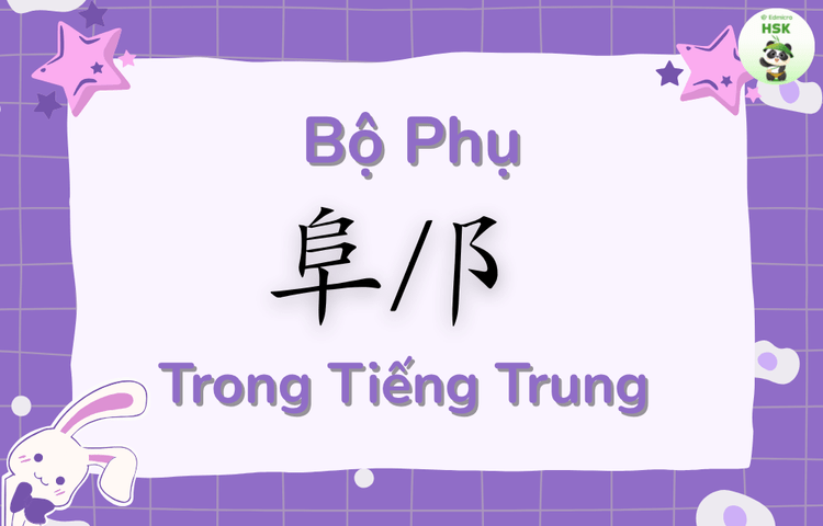 Bộ Phụ trong tiếng Trung là gì?