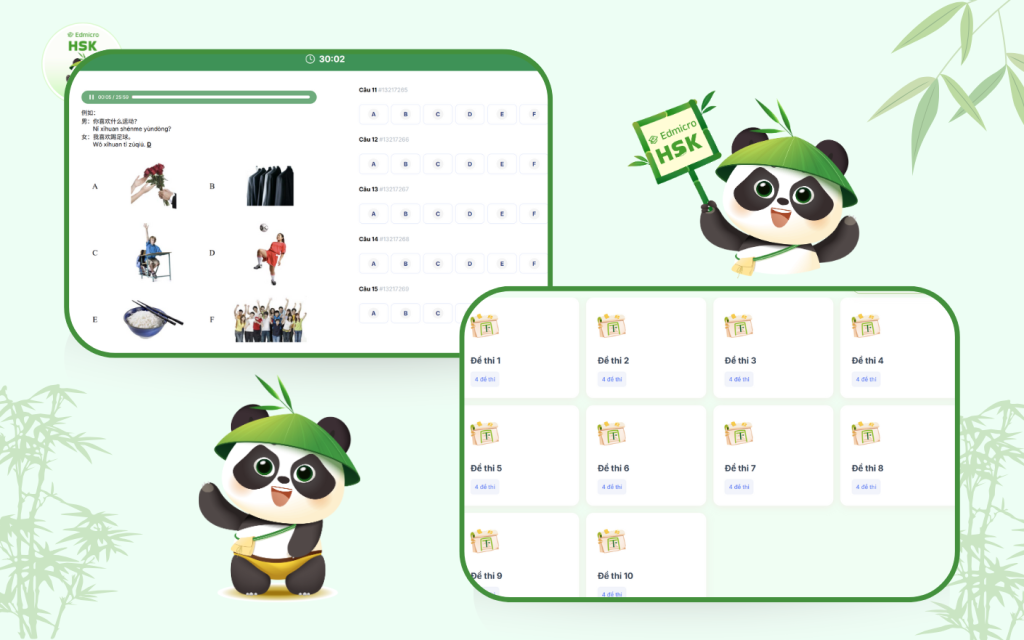Luyện nghe tiếng Trung với Edmicro HSK